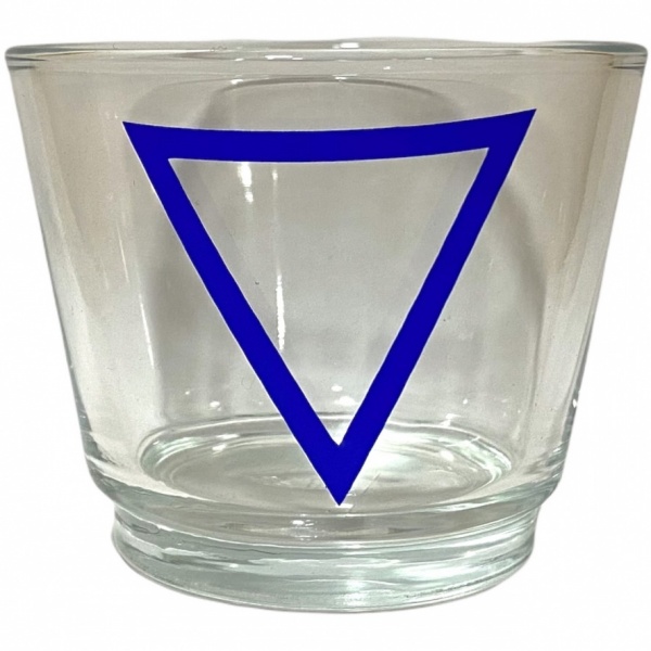 Water Element - Glass Votive Candle Holder
